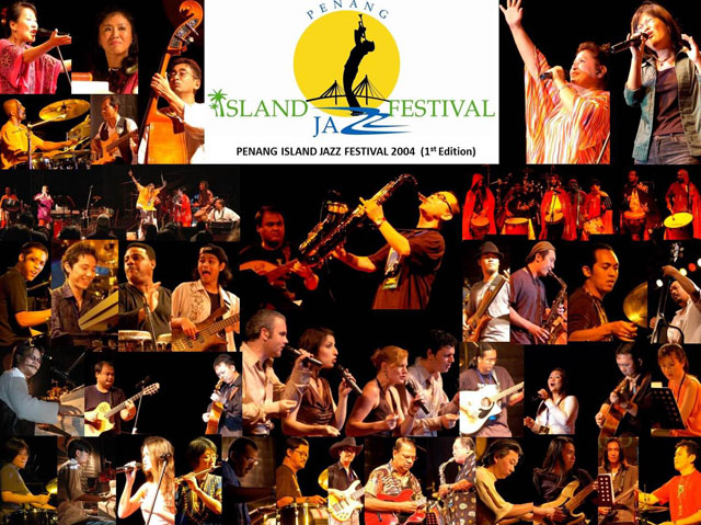 Penang Island Jazz Festival  2004 (Collage)