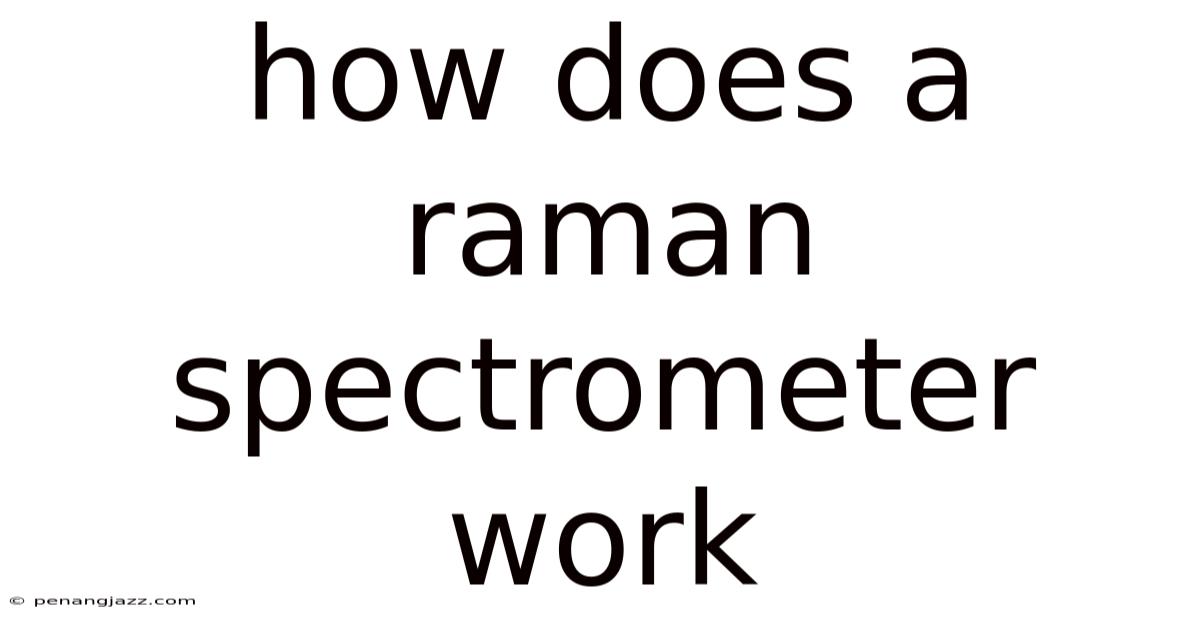 How Does A Raman Spectrometer Work