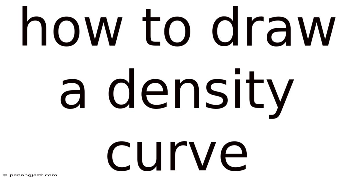 How To Draw A Density Curve
