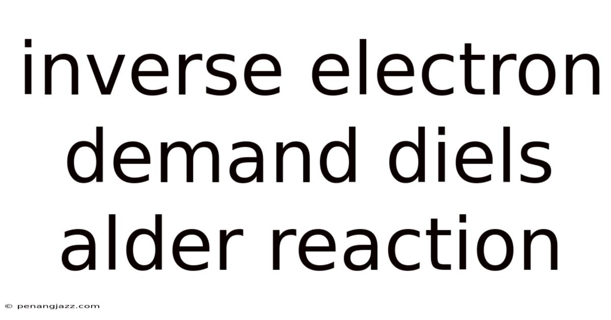 Inverse Electron Demand Diels Alder Reaction