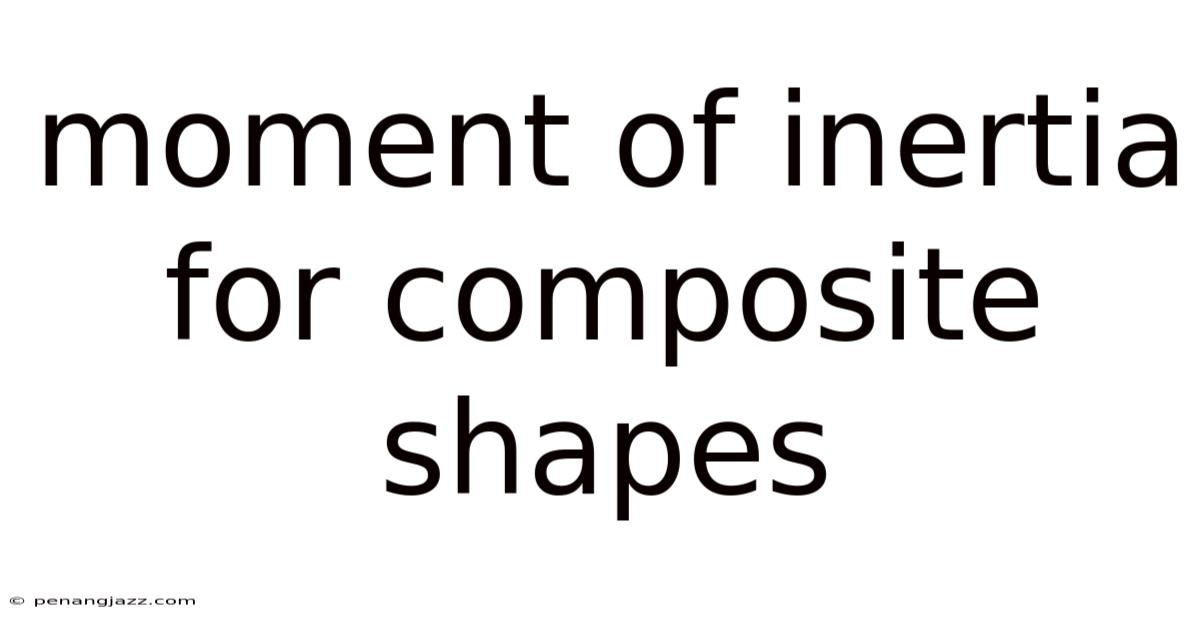 Moment Of Inertia For Composite Shapes
