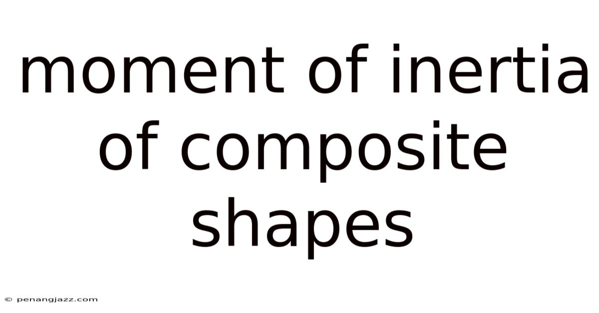 Moment Of Inertia Of Composite Shapes