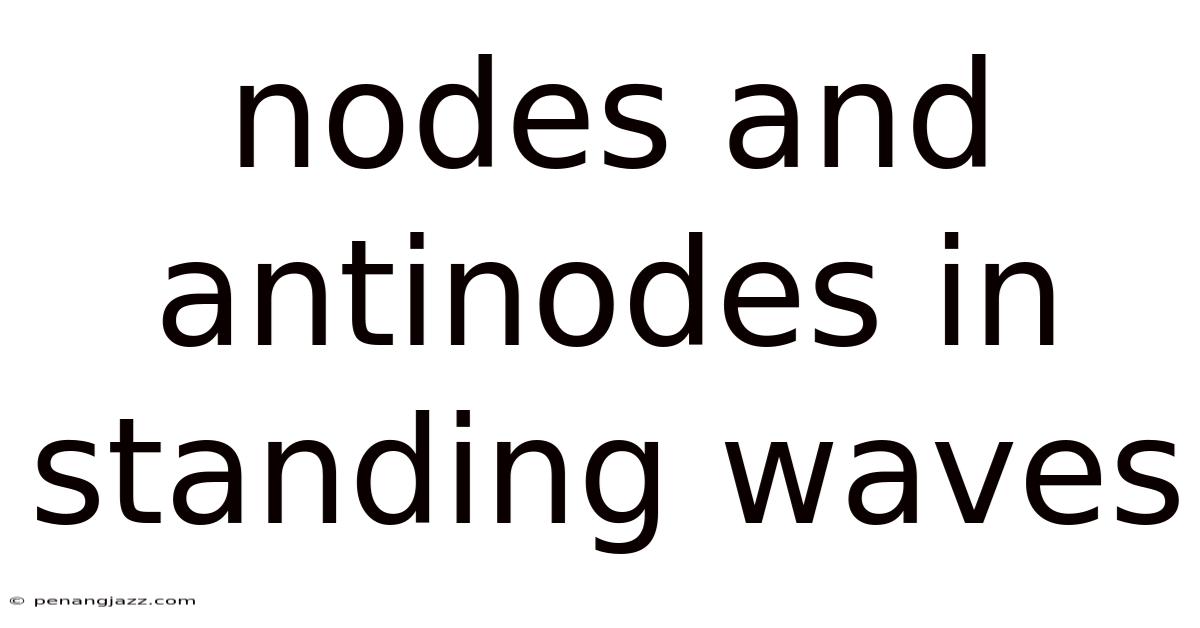 Nodes And Antinodes In Standing Waves