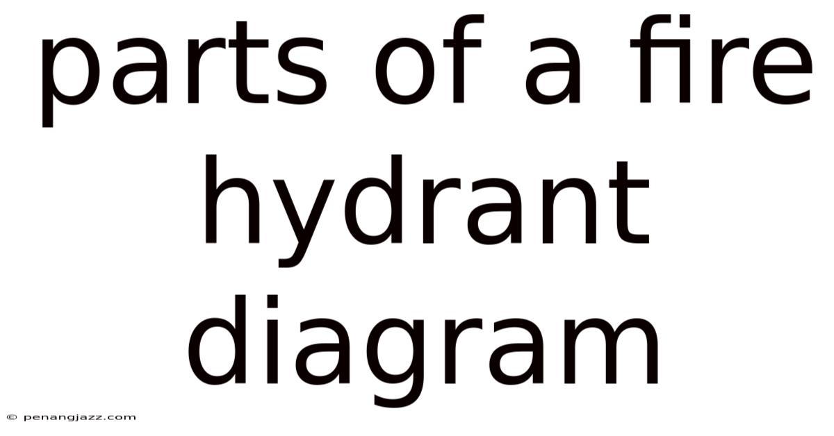 Parts Of A Fire Hydrant Diagram