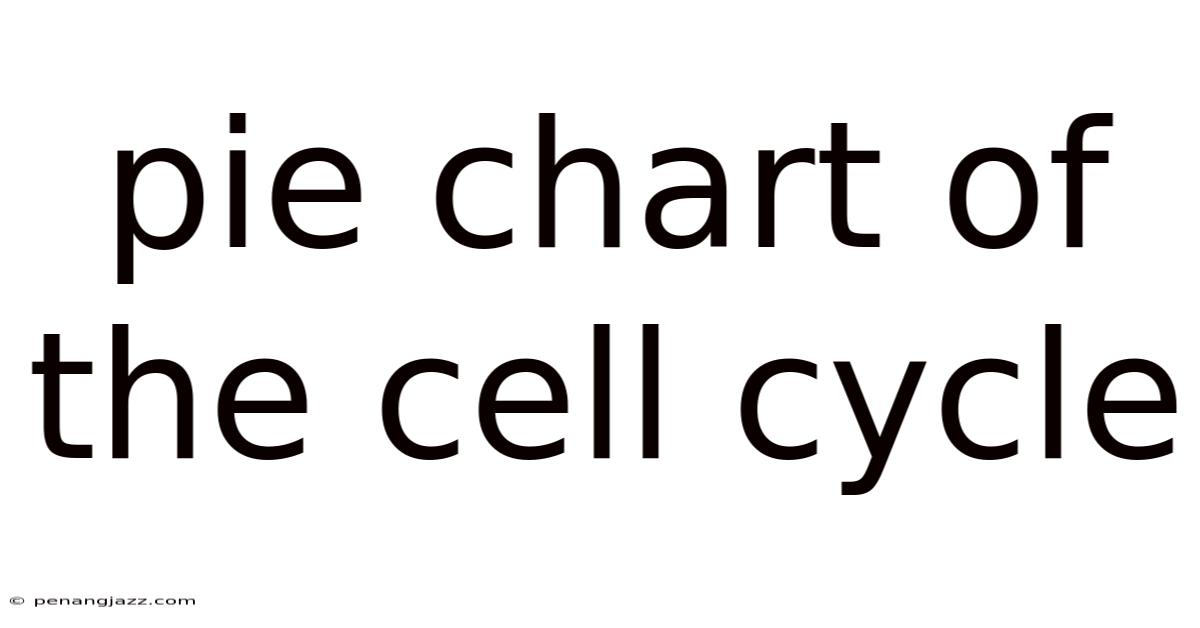 Pie Chart Of The Cell Cycle