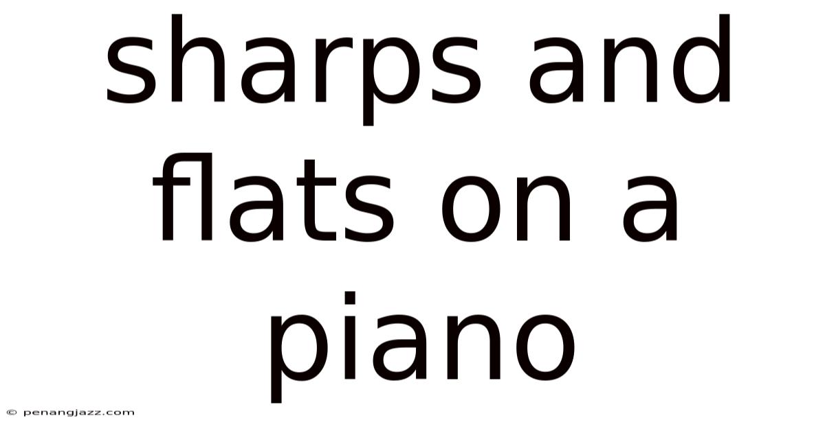 Sharps And Flats On A Piano