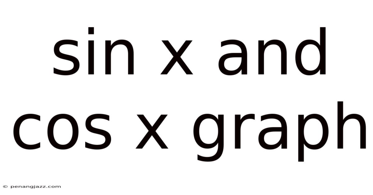 Sin X And Cos X Graph